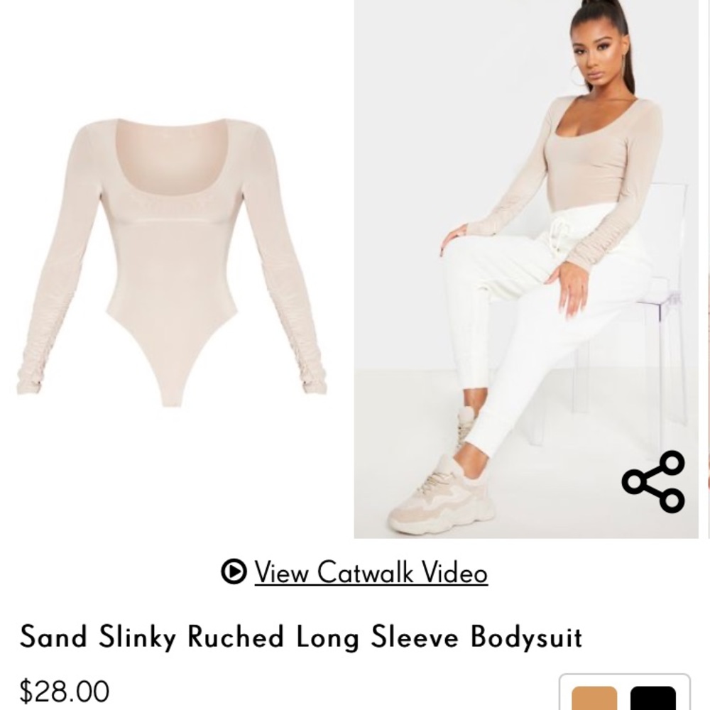 Brand new PRETTYLITTLETJING bodysuit size 2